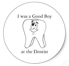 I was a Good Boy at the Dentist