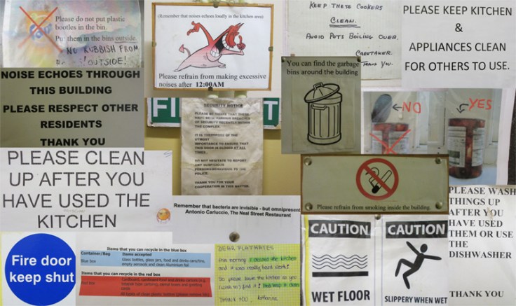 The signs in my kitchen have long needed a reason to be shared. As for Katharina, I've not met her; she could still be here among my fellow poltergeists or perhaps the mice have carried her off. Shame - we might have had something.