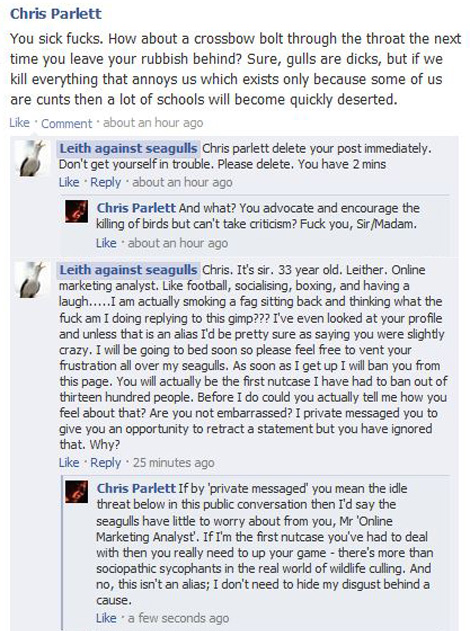 James and a few thousand idiots against seagulls #3 James and a few thousand idiots against seagulls #3