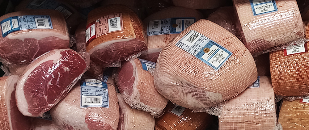 Christmas Gammon in Tesco. Yesterday.