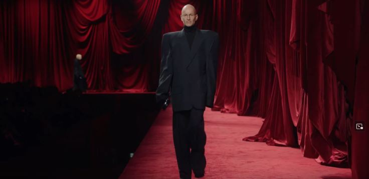 As Bowie once taught us, fashion is big and it's bland, full of tension and fear. (Image © Balenciaga 2023)